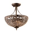 thumbnail image 1 of Elk Lighting Elizabethan 3 Monture Mi-Couleur en Bronze Foncé, 1 of 1