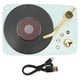 thumbnail image 1 of Altavoz Bluetooth estéreo con carga USB, diseño Retro de tocadiscos, minialtavoz inalámbrico portátil para fiesta en casa, viaje, azul, 1 of 8