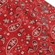 thumbnail image 3 of Balery Red Paisley Floral Gorra de béisbol de tamaño ajustable para correr, entrenar y actividades al aire libre. Gorra de papá para todas las estaciones., 3 of 6