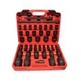 thumbnail image 2 of ABN 1/2" Inch Drive SAE Standard Impact Socket Set w/ Extensions & Swivel Joint, 2 of 7