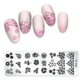 thumbnail image 2 of Xihbxyly Plantillas para Decoración de Uñas, Diseño de Copos de Nieve Jaspeados, Tablas Resistentes de Acero Inoxidable, Fácil Aplicación para Principiantes, Decoración de Uñas Divertida, Uso Profesi, 2 of 3