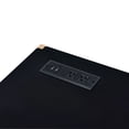 thumbnail image 5 of Hassch Modern Small Writing Desk Computer Table with Built-in USB Port & Plug Gold Frame Dressing Table, Black, 5 of 6
