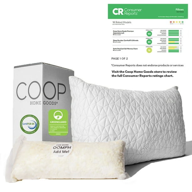The 24 Best Pillows in 2022 for Back, Stomach, and Side Sleepers: ,  Coop Home Goods, Casper, Layla