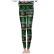 thumbnail image 4 of Gibobby leggings gluteos deportivo Pantalones casuales para mujer Elástico Cintura alta Forro polar Impreso Capris Termal Longitud total Leggings de entrenamiento de invierno（Verde， L), 4 of 5