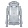 thumbnail image 2 of Yuannlog Womens Hoodies Full Zip Up Jacket Autumn Long Sleeve Patchwork Solid Color Lightweight Hooded Hooded Zipper Casual Sport Coats Tops, L, 2 of 4