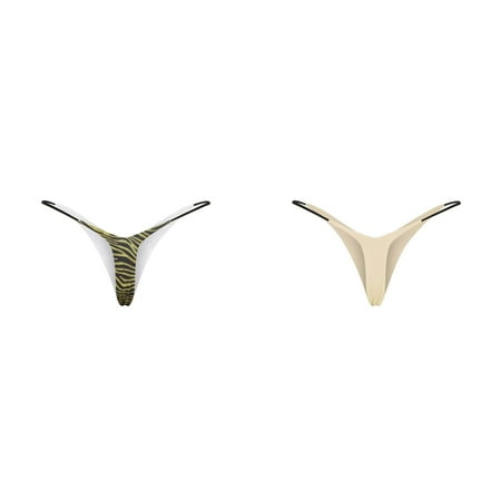 2-Pack Women s Thong Low Rise Double Layer Bikini Briefs Sheer Shorts Bikini Underwear Workout Panties Boy Short Panties Women Bikini Underwear Women Lace Underwear Pack Lane Dress 18 20 Silk