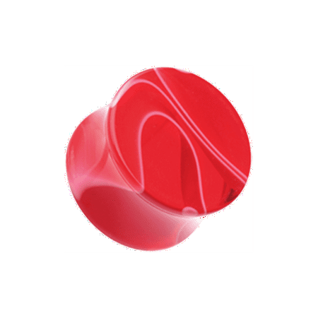 

Marble Swirl Acrylic Double Flared Ear Gauge Plug