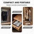 thumbnail image 7 of Small Tabletop Ironing Board, Heavy Duty Metal Panel Iron Board with Iron Rest, 8mm Thicken Cotton Padding and  Heat Resistant Cover, 31.5"x11.8"x6.2", 7 of 7