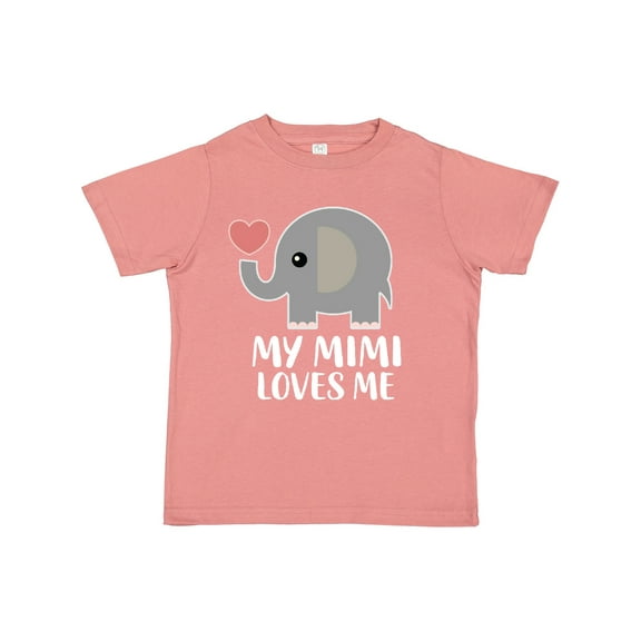 Inktastic My Mimi Loves Me Grandchild Boys or Girls Toddler T-Shirt