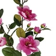 thumbnail image 4 of (2 pack) Mainstays Indoor Artificial Flower Magnolia Branch, Fuchsia Color, Assembled Height 49", 4 of 10