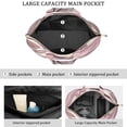 thumbnail image 3 of 22 Inch Oversized Travel Bag Lightweight Canvas Weekender Duffel with Multi Pockets, Colorful Pop Pattern, 3 of 5