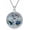 Allah, variant on S925 Sterling Silver Poseidon Trident/Peace Sign/Coexist Peace Symbol/Pirate/Arrowhead/Flower of Life/Thor's Hammer Jewelry Necklace Gifts for Women Men