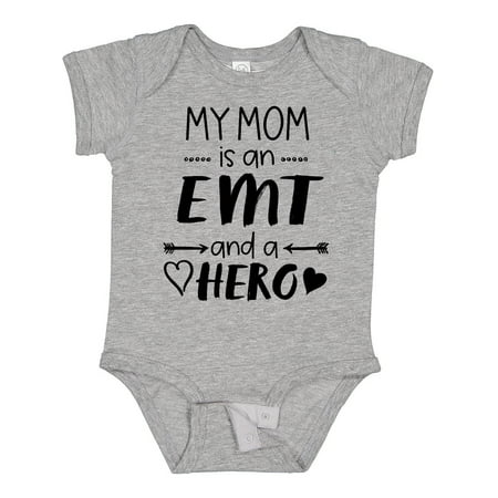 

Inktastic My Mom is an EMT and a Hero Gift Baby Boy or Baby Girl Bodysuit