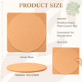thumbnail image 2 of 6 Pcs 12 Inch Cork Trivets for Hot Dishes High Density Thick Cork Coaster Set for Hot Dishes and Pots Multifunctional Table Countertop Board Heat Resistant$$Home Decor, Kitchen, & Other, 2 of 7