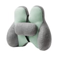 thumbnail image 3 of 2 almohadas de apoyo lumbar para oficina, cojín de apoyo para la espalda para silla, regalo, almohada de asiento para silla de lectura, sala de estar, verde, 3 of 8