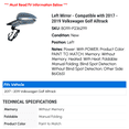 thumbnail image 2 of Left Mirror - Compatible with 2017 - 2019 Volkswagen Golf Alltrack 2018, 2 of 2