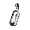 thumbnail image 2 of Yunhgft Pendant Cremation Holder Open Engraved Memorial Jewelry Titanium Steel Charm for Silver, 2 of 7