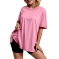 thumbnail image 4 of Womens Basic Tee womens flowy summer tops, 4 of 5