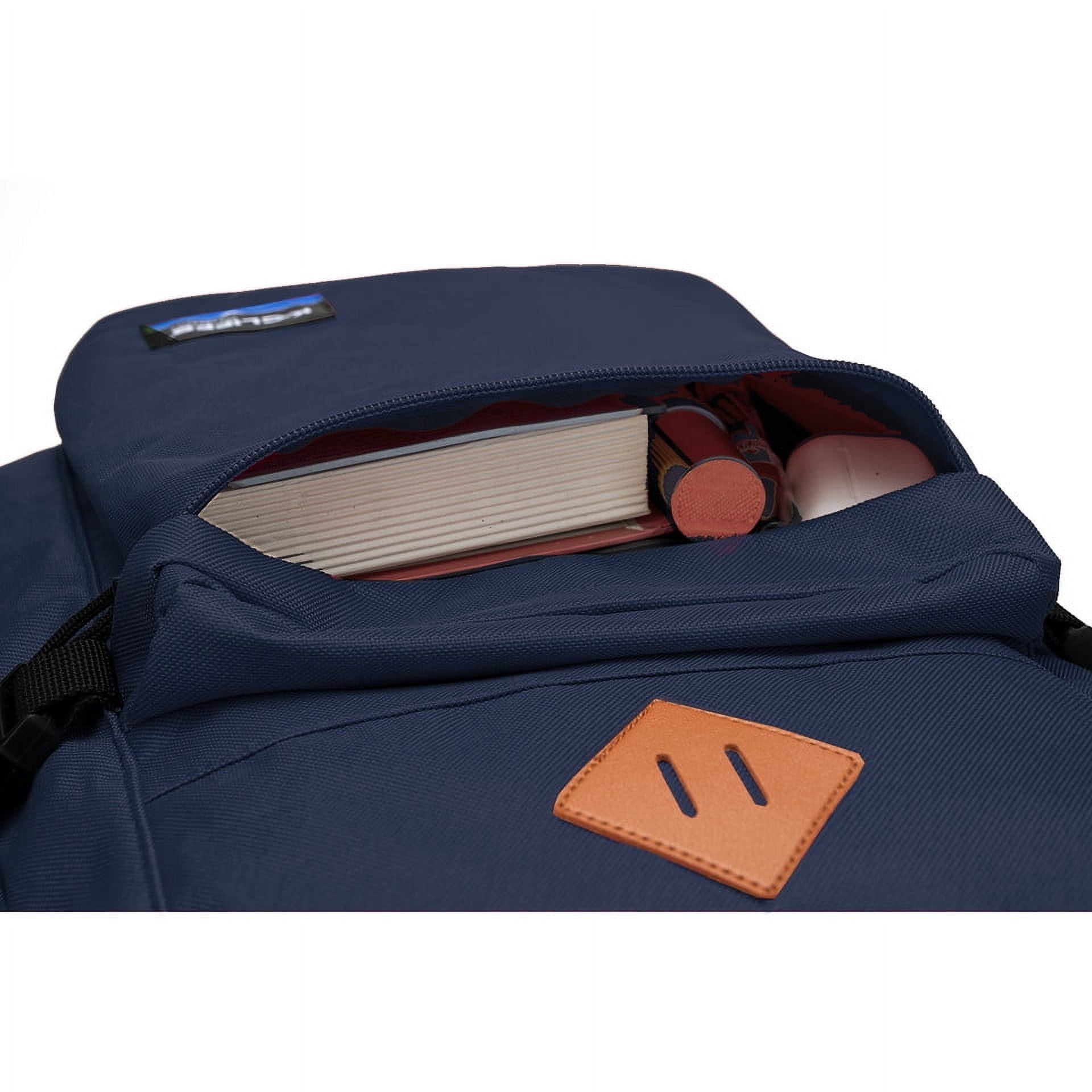 K-Cliffs Multi-Compartment Backpack Daypack with Laptop Sleeve, Bottle Holder, and Padded Straps