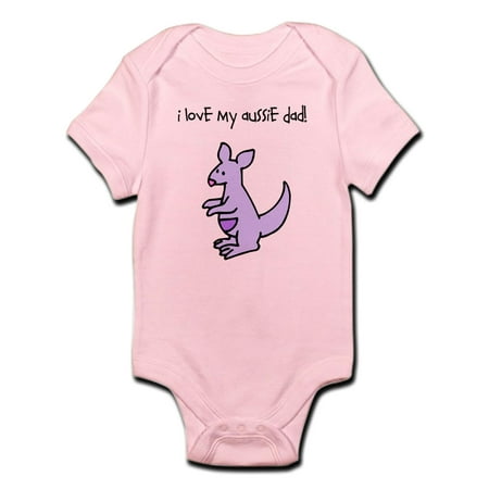 

CafePress - I Love My Aussie Dad Kangaroo Body Suit - Baby Light Bodysuit