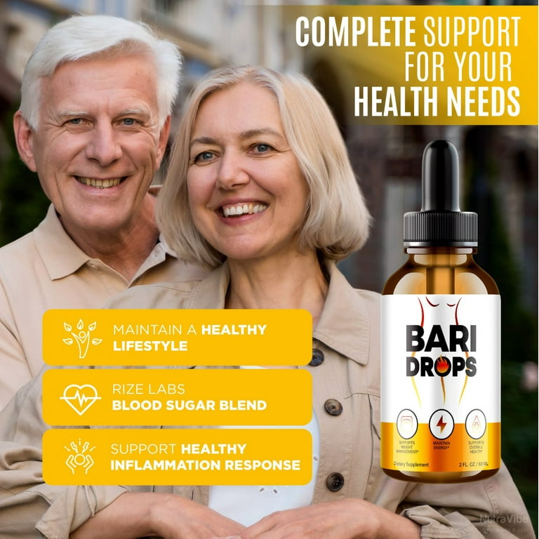 2 Pack) Bari Drops, Maximum Strength Weight Loss Formula for a Fit and  Healthy Body, All-Natural Supplement to Support Active Lifestyle, BariDrops  Extract Review (60 Servings) - Walmart.com