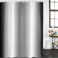 thumbnail image 3 of Ombre Black White Waterproof Fabric Shower Curtain,Simple Abstract Striped Farmhouse Waterproof Fabric Shower Curtain for Bathroom Curtains Bathtubs Shower Curtains with 12 Hooks Extra Long 72x96, 3 of 8