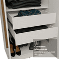 thumbnail image 4 of Ropero Closet Madesa Venus 6 Puertas 180cm Color Blanco, 4 of 5