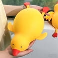 thumbnail image 6 of Large Duck Shaped Stress Ball, Slow Rising Stretchy Anxiety Relief Fidget Toy, Funny Squeeze Ball for Adults Teens, 6 of 6