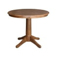thumbnail image 4 of International Concepts 36" Round Top Pedestal Table with 2 San Remo Chairs - 3 Piece Set, 4 of 5