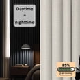 thumbnail image 3 of Easter Blackout Curtains for Bedroom/Living Room, Pinch Pleated Black Out Curtains, Farmhouse Retro Black White Lattice Bunny Rabbit Room Darkening Window Drapes with Hooks 2 Panels, 59"x70", 3 of 8