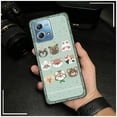 thumbnail image 6 of HBH-Phone Case For MOTO G Stylus 4G 2023, TPU Cute Fashion Design Protective Full wrap Phone Pouch Soft case Cartoon Anti-knock Durable Animals Silicone Waterproof Anti-dust Back Cover, 6 of 9