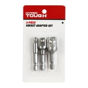 (3 pack) Hyper Tough 3-Piece Quick Connect Socket Adapter Set AU85043K, Socket Wrench and Set Type, New Condition