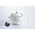 thumbnail image 3 of Pampa Bay Porcelain Soup Tureen and Ladle (White and Silver), 3 of 6