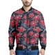 thumbnail image 3 of Chaqueta con cremallera con estampado 3D de globo ocular espeluznante para hombres y mujeres, sudadera con personalidad, abrigo suelto, chaqueta bomber de manga larga con cremallera, 3 of 5