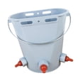 thumbnail image 2 of Cubo alimentador para terneros, cubo para terneros, suministros para , fácil instalar, práctico, alimentación gran capacidad, Gris con 3 pezones, 2 of 8