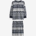thumbnail image 5 of Conjunto de pijamas estampados de manga larga y cuello redondo para padres e hijos, nuevo hogar familiar navideño europeo y americano, 5 of 5