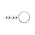 thumbnail image 2 of Gem & Harmony Mens Sterling Silver Fancy Wedding Band Ring (7mm) for Men, 2 of 5