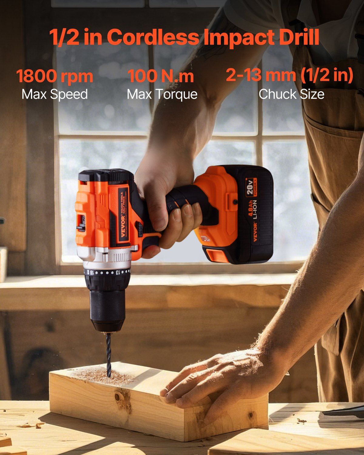 Tool Combo Kit Max 20V Cordless 2-Tool Power Combo Kit with 4.0 Ah Battery – Professional Grade