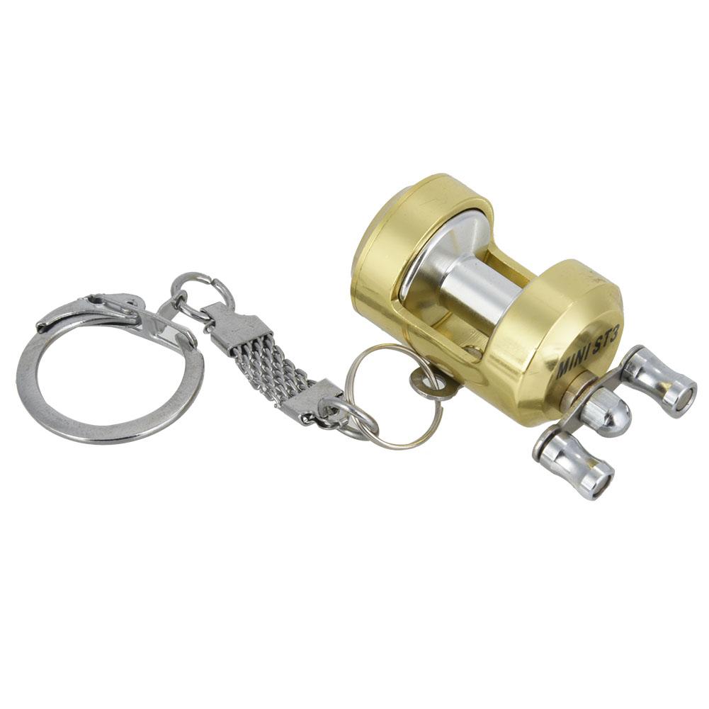 OTVIAP OTVIAP Fishing Reel Key Chain,Portable Mini Fly Fishing Reel