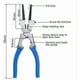 thumbnail image 2 of 8 Inch Welding Pliers Special Shaped Electric Welding Pliers Drawing Welding Wire Gift, 2 of 5