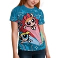 thumbnail image 6 of The Powerpuff Girls Kids Short Sleeve Tee Shirt Novelty Crewneck T-Shirts Unisex Summer Blouse Tops for Boys Girls 150CM, 6 of 8