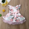 thumbnail image 6 of Toddler Kids Baby Girls Summer Flower Princess Flower Lace Tutu Party Pageant Dress Sundress Clothes, 6 of 7