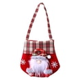 thumbnail image 1 of Fall Decor Portable Santa Christmas Doll Bags 3D Design Fabric for Wrapping Xmas Bags, 1 of 8