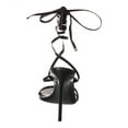 thumbnail image 3 of Michael Kors Collection Dahlia Runway Leather Sandal, 40, Black, 3 of 5