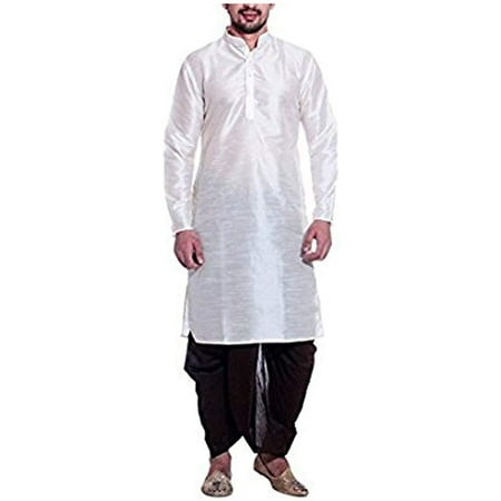 

Royal Kurta Mens Silk Blend Dhoti Kurta