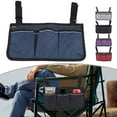 thumbnail image 7 of Camping Chair Armrest Storage Bag Wheelchair Chair Side Bag W/ Reflective Strip, 7 of 7