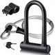 thumbnail image 1 of Candado para bicicleta, candado para bicicleta en forma de U con cable de acero flexible de 1,2 m y soporte de montaje resistente para bicicletas, bicicletas, scooters, etc., 1 of 5