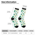 thumbnail image 2 of KLL Pineapple Print Cool Socks Men's Women's Crew Socks Funny Crazy Novelty Stockings, 2 of 6