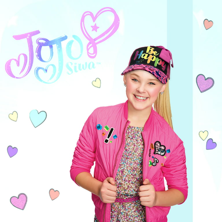 Nickelodeon JoJo Siwa Be Happy Girls Cotton Baseball Cap Age 4-7