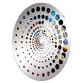 thumbnail image 2 of Designart "Harmonious Abstract Art I" Animals Turtle Spiral Dot Round Wall Mirror - Animals Oval Printed Decorative Mirror - Multiple Color Options, 2 of 5